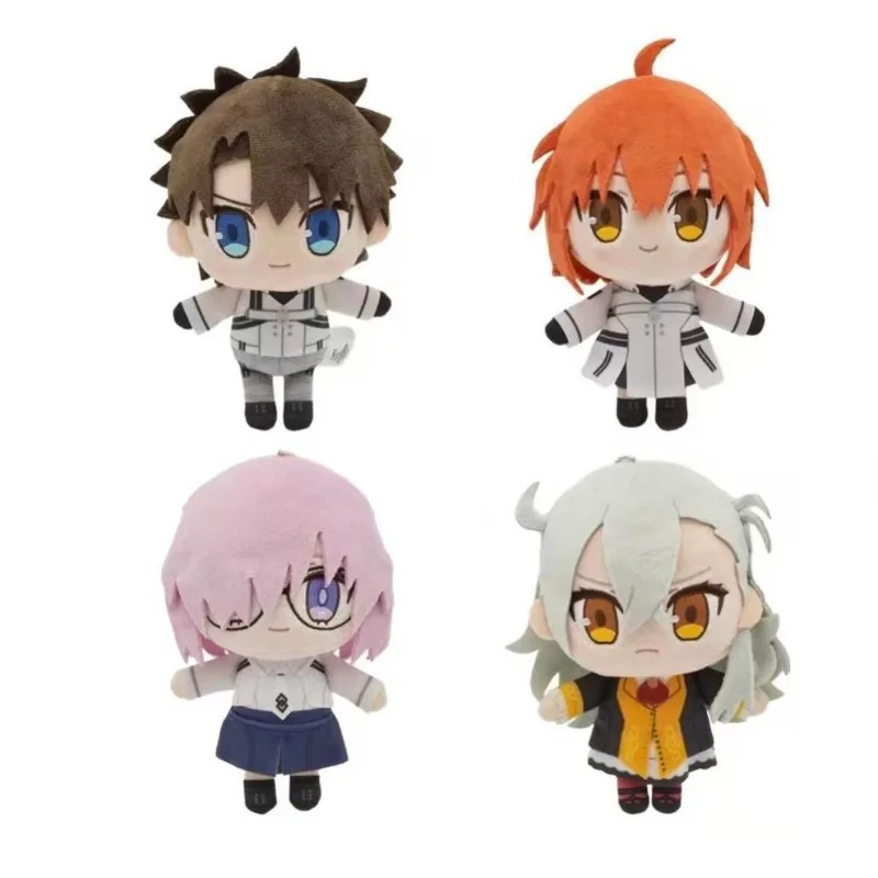 Fate Grand Order Plush Keychain 10cm Cute Fujimaru Mash Stuffed Doll Soft Fluffy Game Character Pendant Gift For Fans Home Decor
