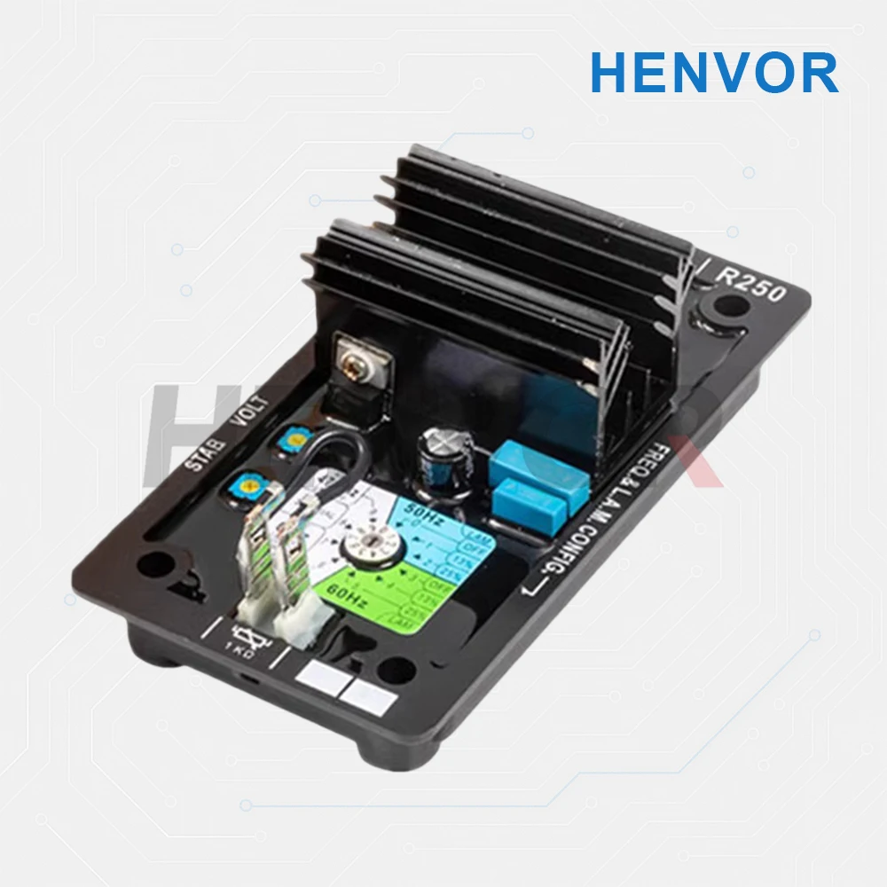 R250 AVR Diesel Brushless Generator Automatic Voltage Regulator Stabilizer Module for Generator Power Control