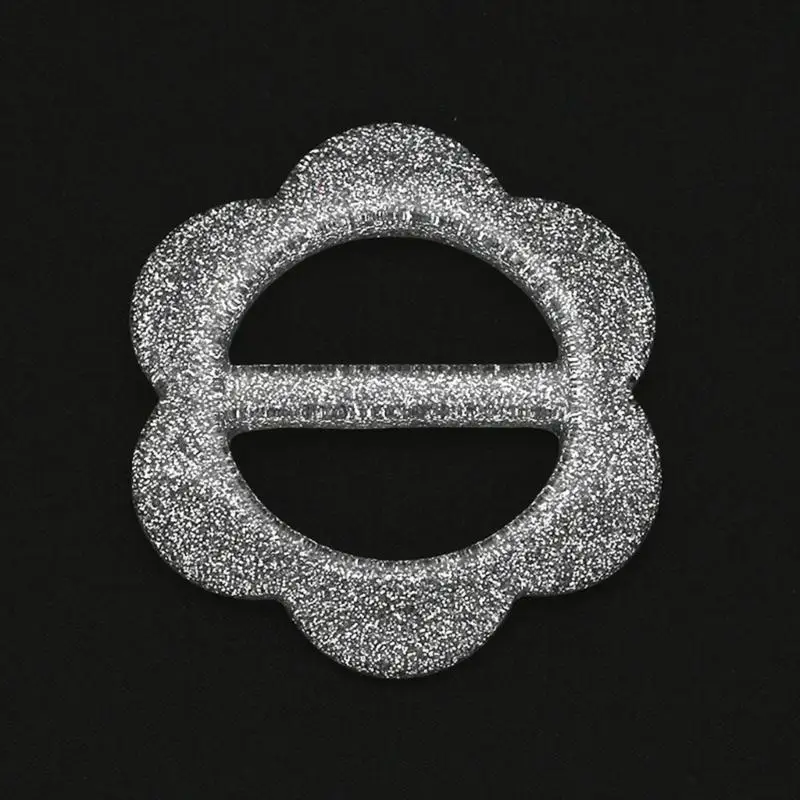 إبزيم حزام من الراتنج 652F مناسب لمعظم مقاسات الحزام مع إبزيم وشاح حريري لامع