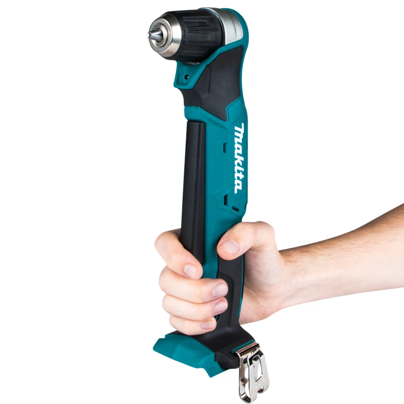 Makita DA333 12V MAX CXT Angle Drill Driver 1,100RPM LED Joblight Compact Hand Drill Bare Tool