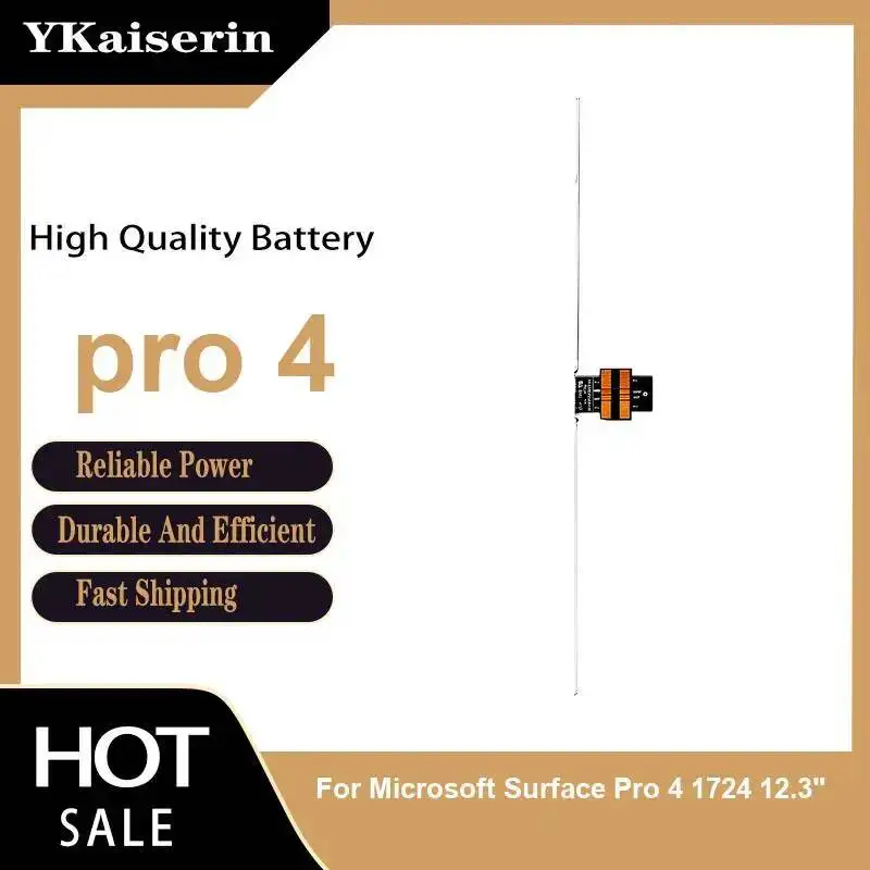 

Высокопроизводительная батарея 5087 мАч для планшета Microsoft Surface Pro 4 1724 12.3 дюйма