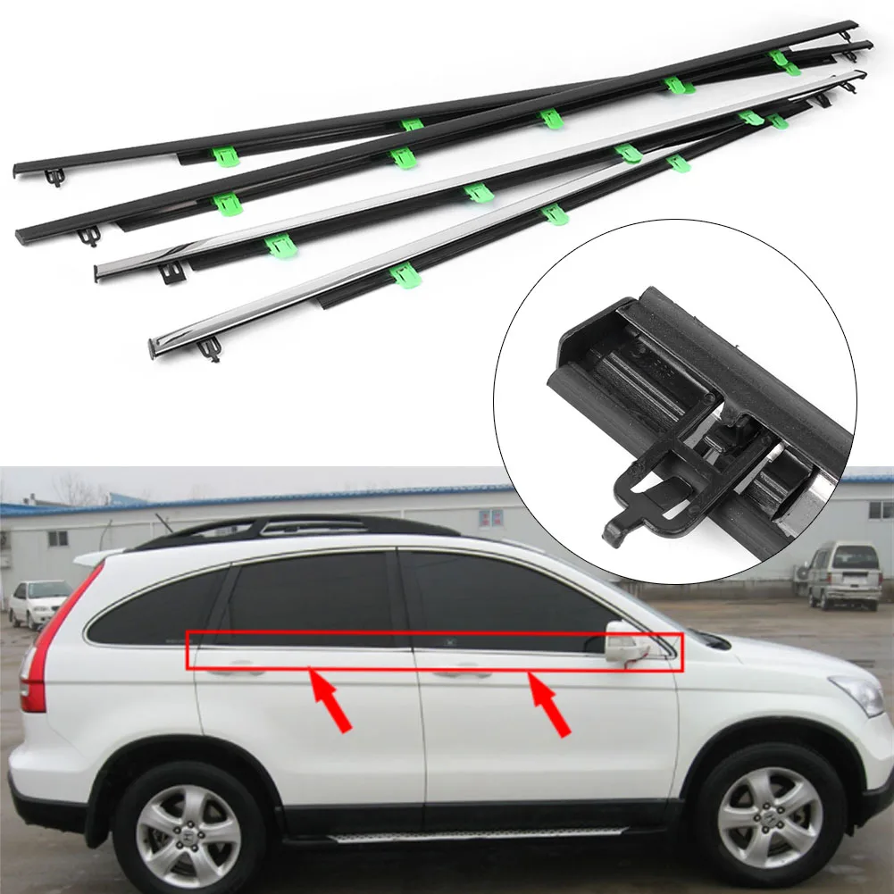 

For CR-V Car Outside Window Moulding Trim Weatherstrip Seal Belt Weather Strip For Honda CRV 2007 2008 2009 2010 2011