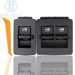 SORGHUM 1C0959527 1C0959855 Left Right Power Window Switch Button For VW Volkswagen Beetle 1998 1999 2000 2001 2010 1C0959851