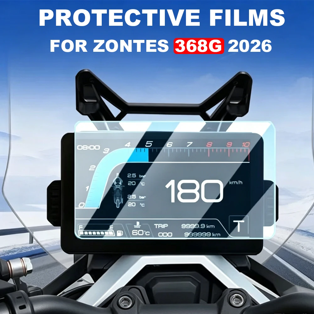 368G 368 G ZT368G Motorcycle TFT Display Protection Film For ZONTES 368G 2024 2025 2026 Screen Protector Instrument Film