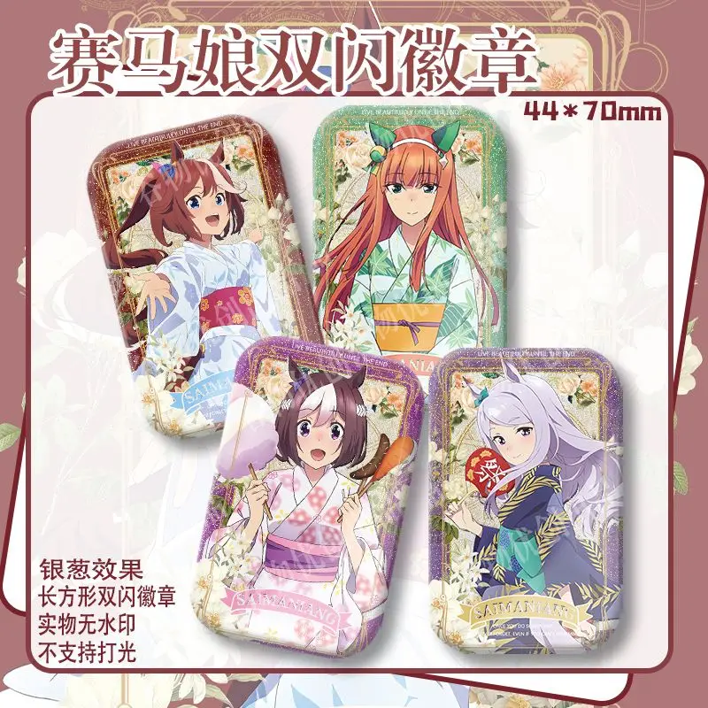 anime-umamusume-bonito-derby-tokai-teio-silencio-suzuka-emblema-jaqueta-jeans-lapela-pino-colecao-broche-ornamento-presente-de-halloween