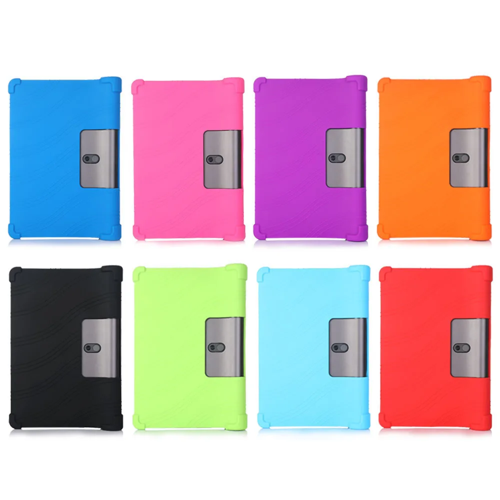 Tablet Silicone Case For Lenovo Yoga Tab 5 YT X705F X705L X705M Funda For Lenovo Yoga5 Back Holder Accessories Shockproof Cover
