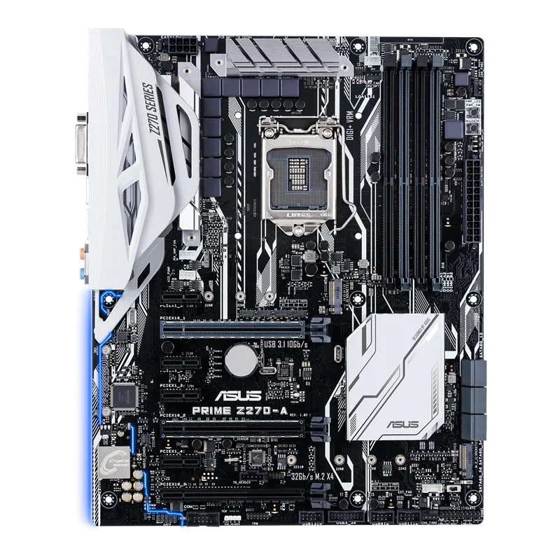 เมนบอร์ด ASUS Z270-A LGA 1151เมนบอร์ด DDR4 USB3.1ขนาด64GB เมนบอร์ดสำหรับเดสก์ท็อป Z270