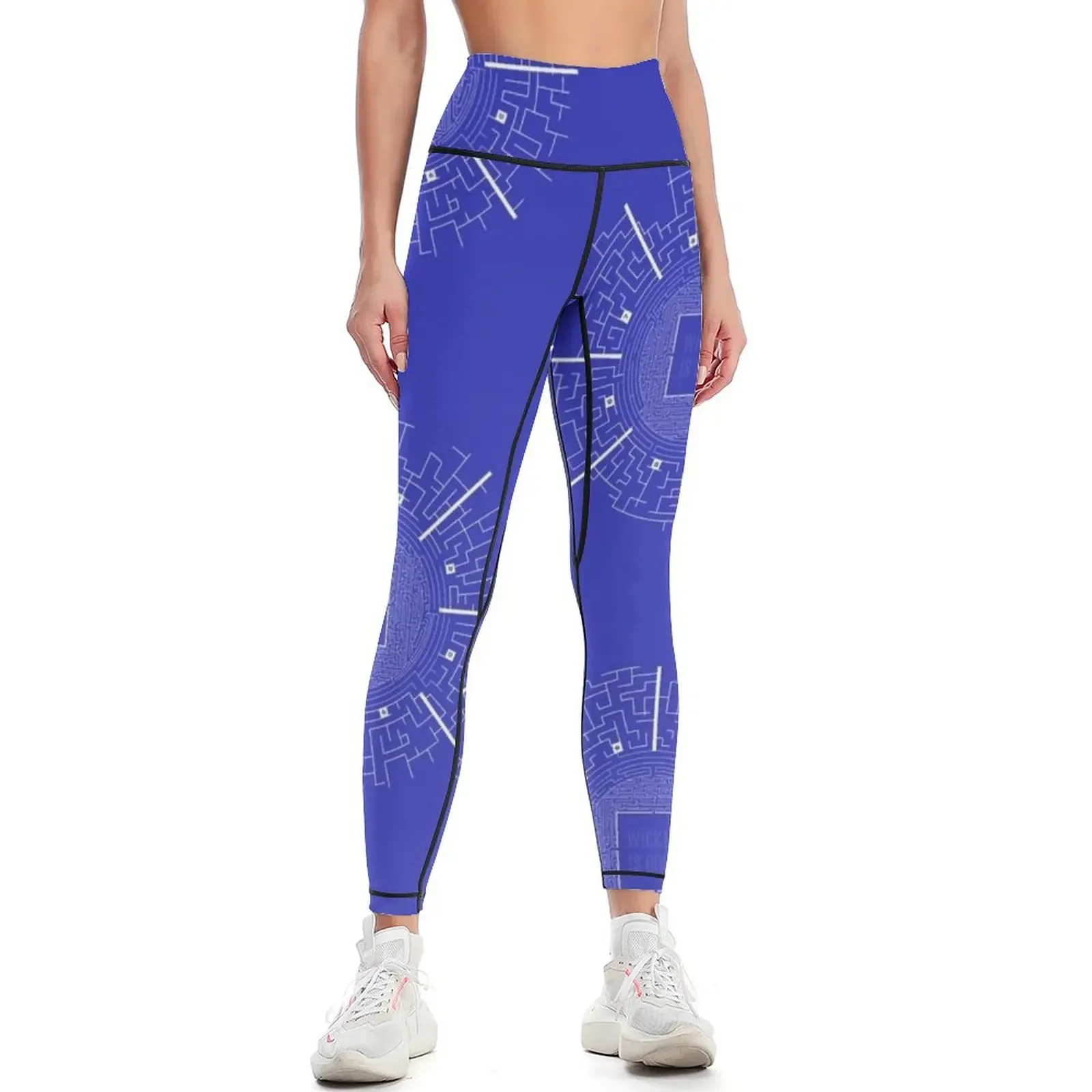 

The Maze Runner Blueprints Leggings gym pants high waist Women sportwear harem pants Womens Leggings