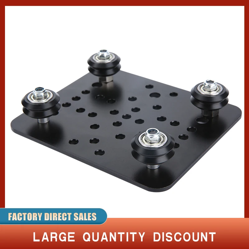 3D Printer parts Opensource V gantry plat set special slide plate pulley for 2040 /4040 V-Slot aluminum profiles wheels