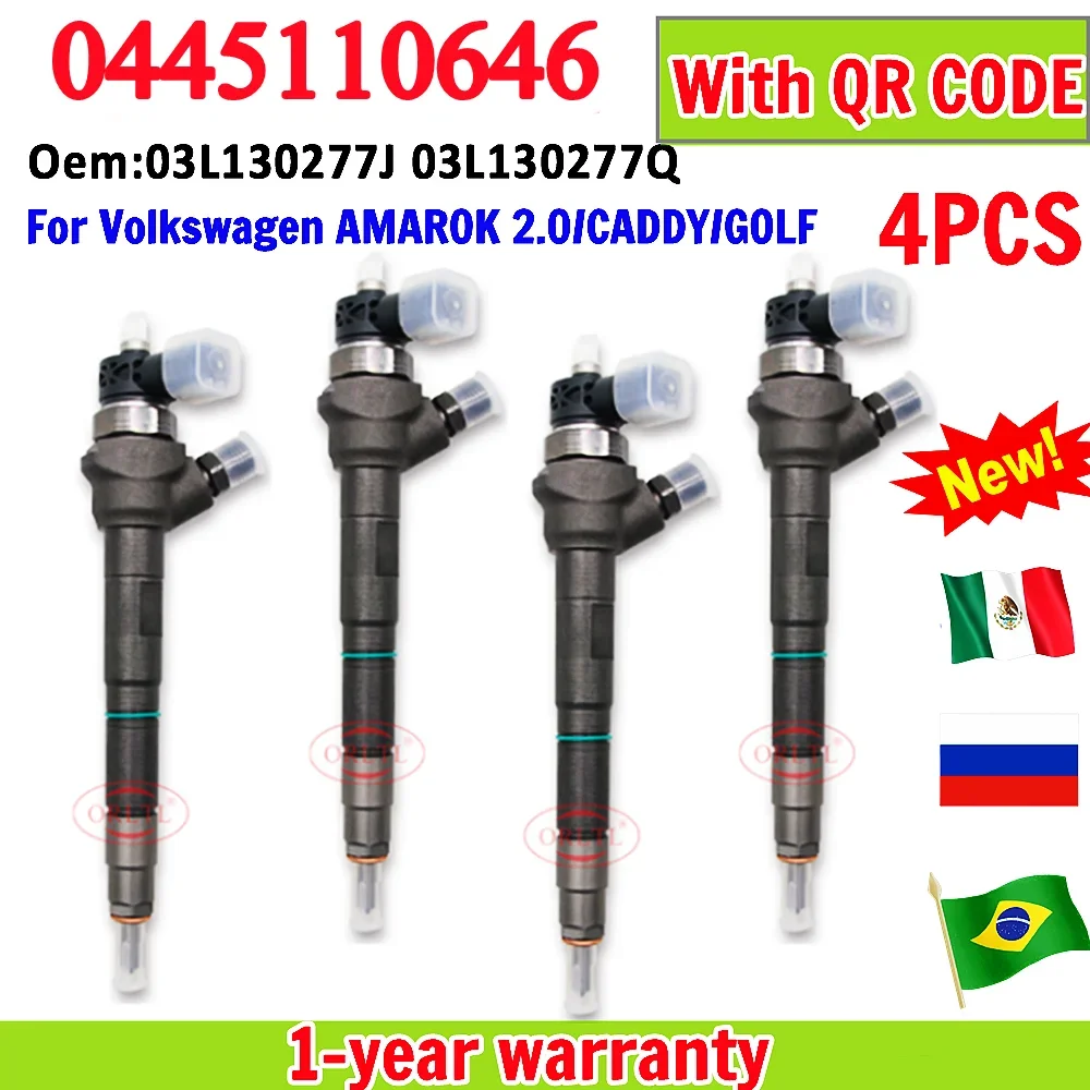 4PCS New 0445110646…