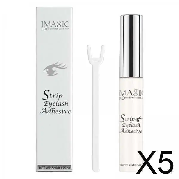 

5xFalse Eyelash Glue Eyelid Glue Professional Natural Strong Hold for Girls