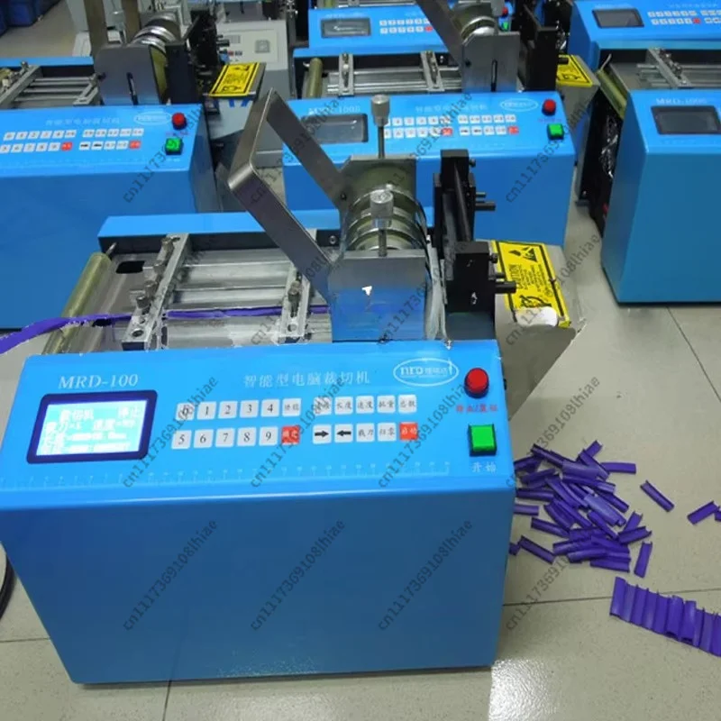 MRD-100 NEW Car Shrink Tube Hose Cable Cutting Machine 110V/220V Heat Shrink Tubing Automatic Shearing Machine