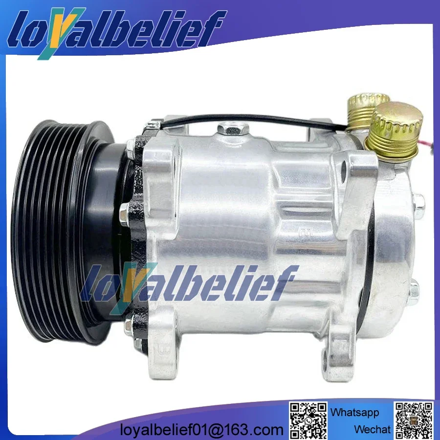 Novo compressor ac sd7h15 para alfa romeo lancia Thema 164 fiat croma 60808589 60601070 60810769 60584039   CC1161SS 60564537