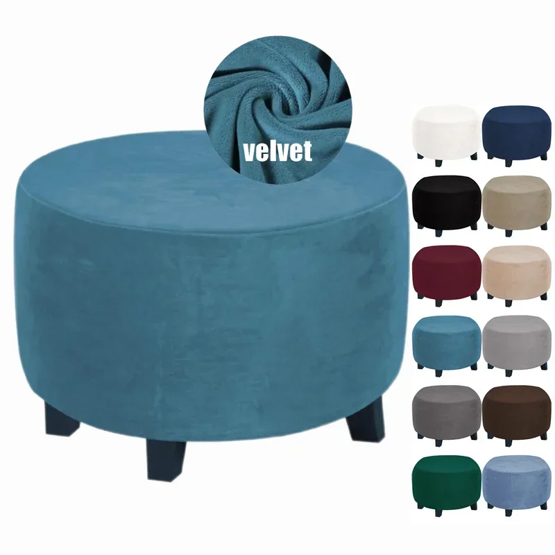 Round Ottoman Stool… - image