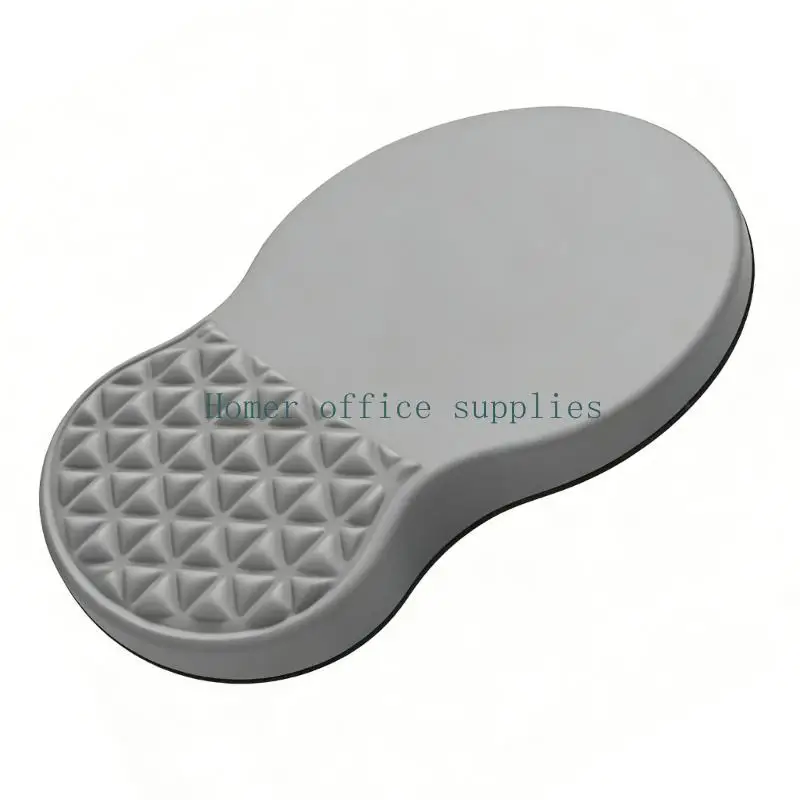 K43B High Resiliences Memory Foam Computer Mouse Pad with Ergonomic Massage Bumps AntiSlip Base Promoting Blood Circulation