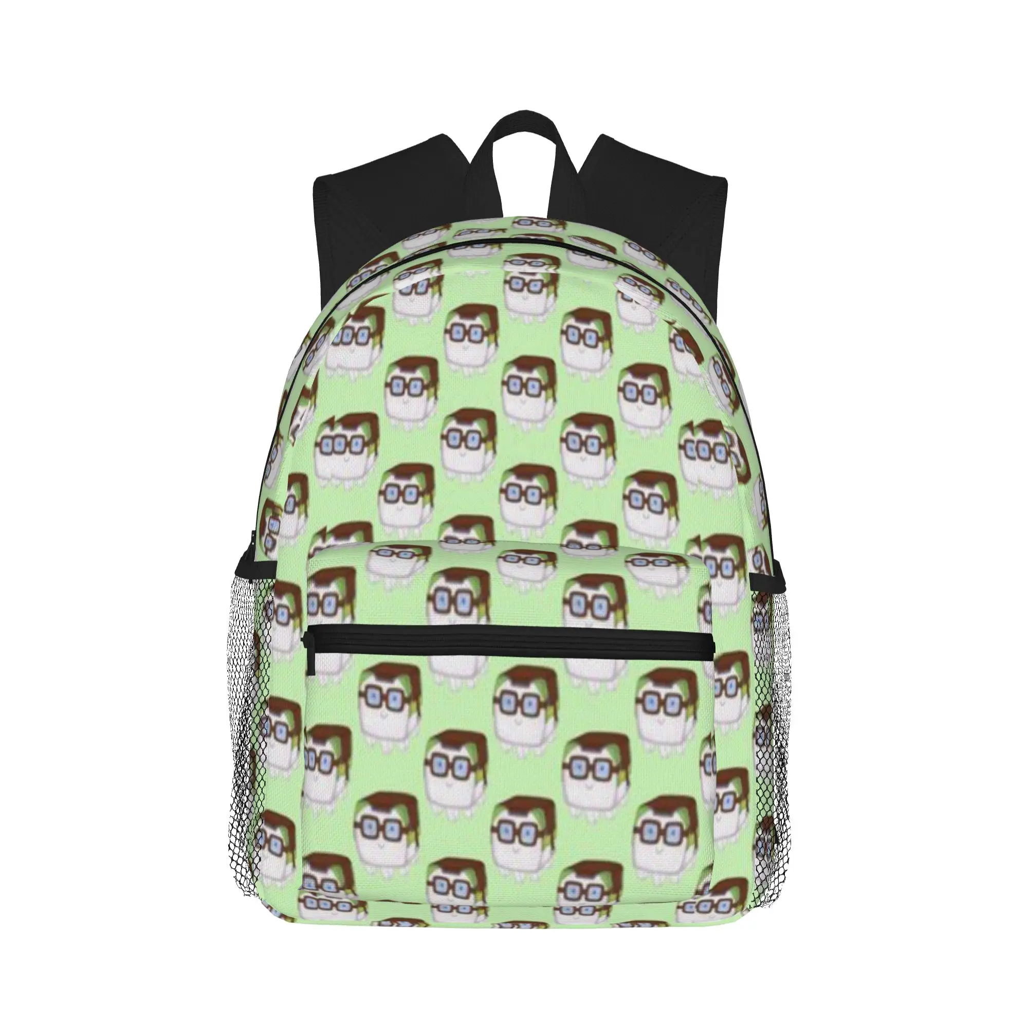 

Happy Ghast Lime Harness Casual Backpack for Students and Adults Backpack women