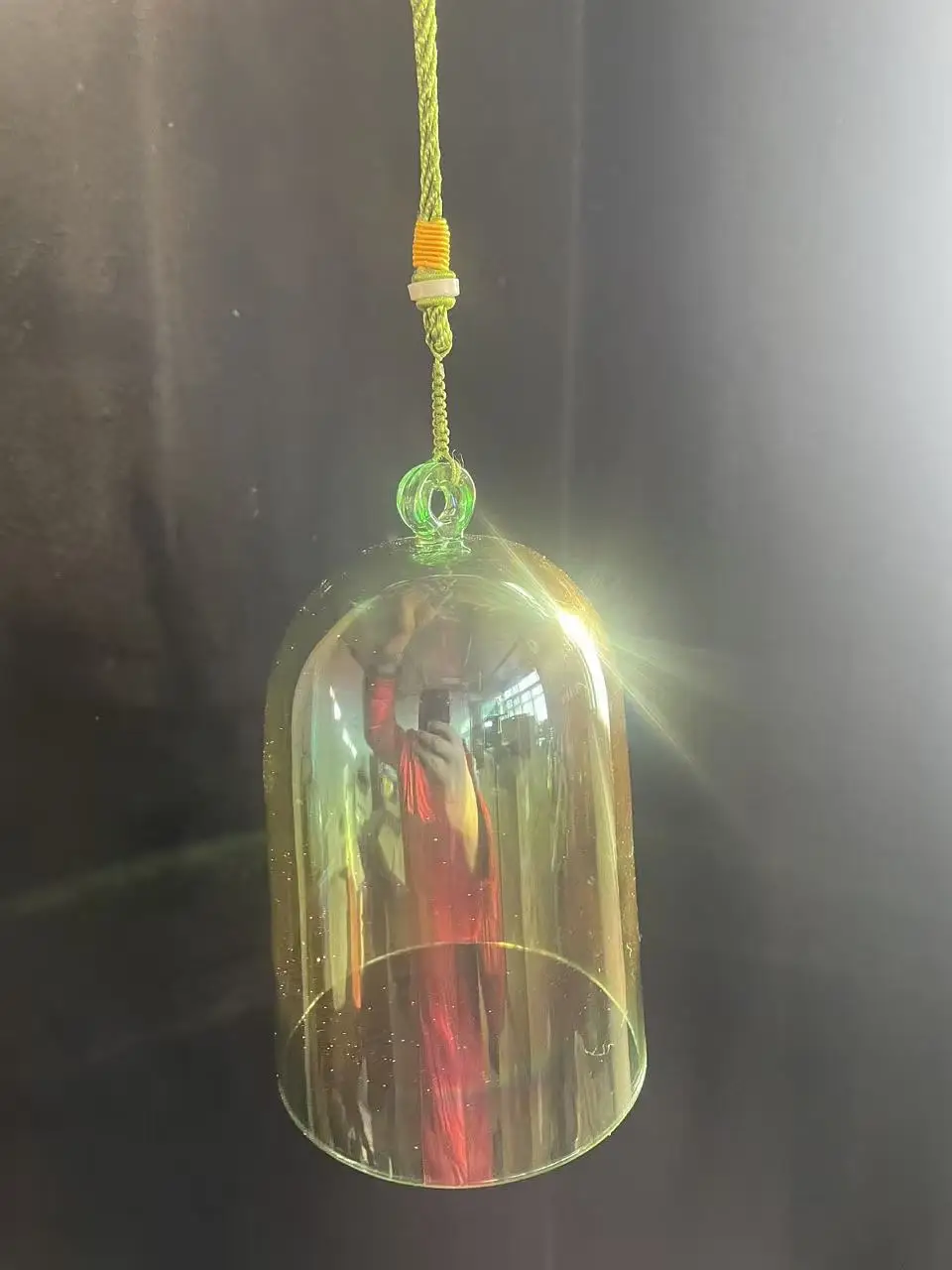 

magic green color crystal singing bell 5th octave Perfect F note in 432hz