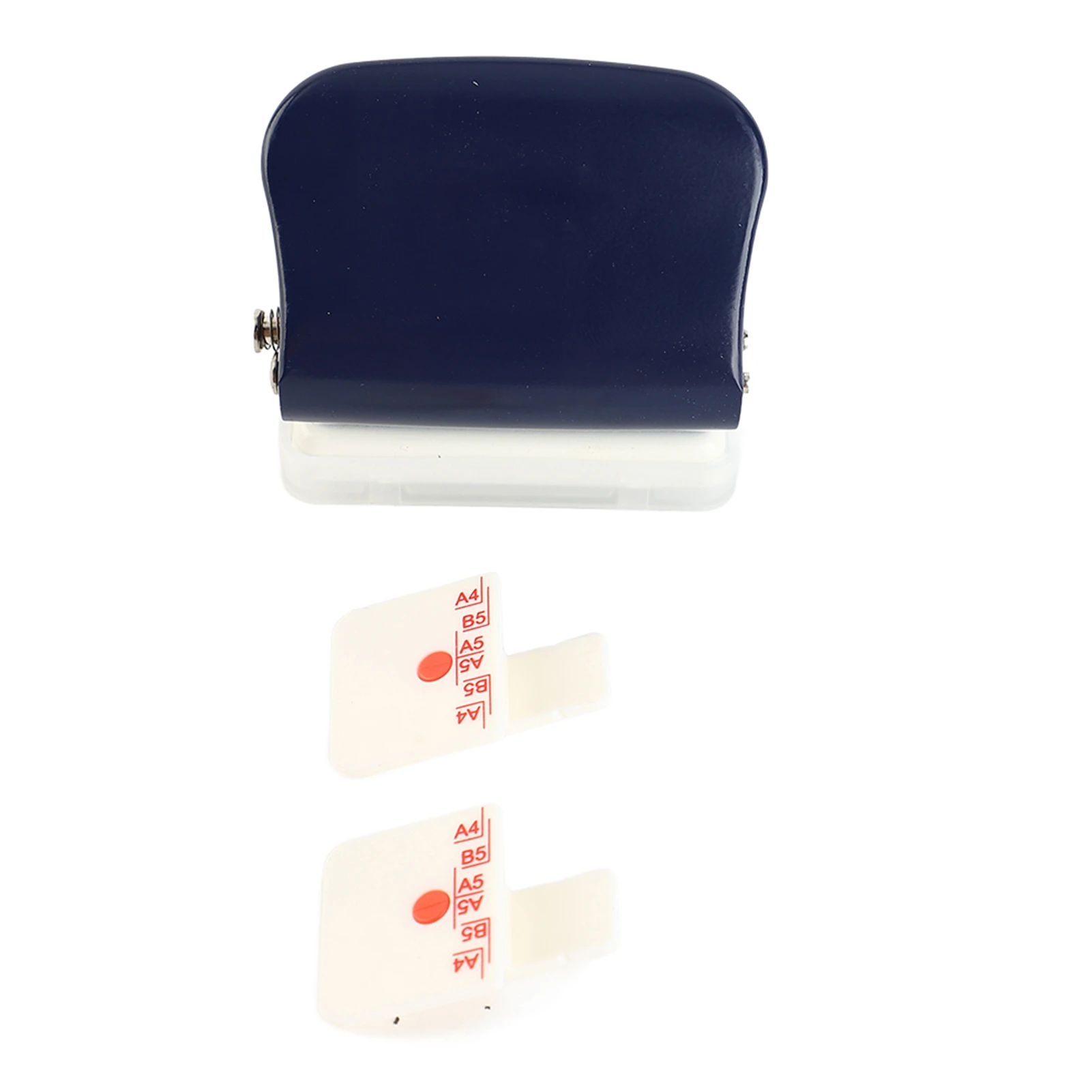 KW- 6-Hole Paper Punch Handheld Metal Hole Puncher 5 Sheet Capacity 6mm for   B5 Notebook Scrapbook Diary Planner