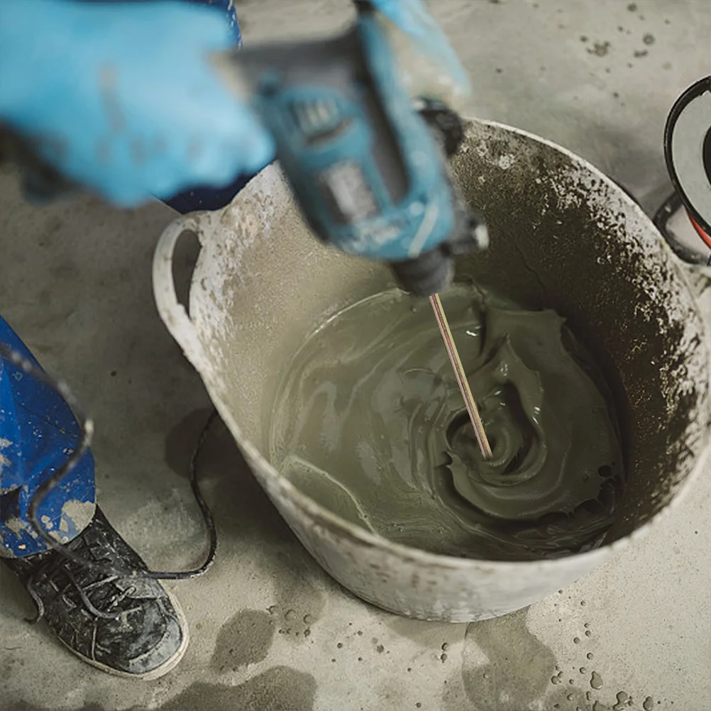 

4Pcs High Strength Electric Drill Mixer Paddle Long Attachment Rods for Paint Mud Cement Mixing Durable Drywall Mud Mixer