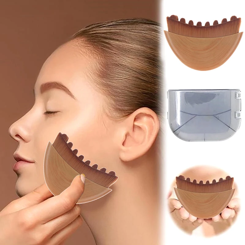 Contour Facial Brush Manual Lymphatic Drainage Massager Durable Soft Bristles Ergonomic Facial Cleansing Brush Ideal For Shaping
