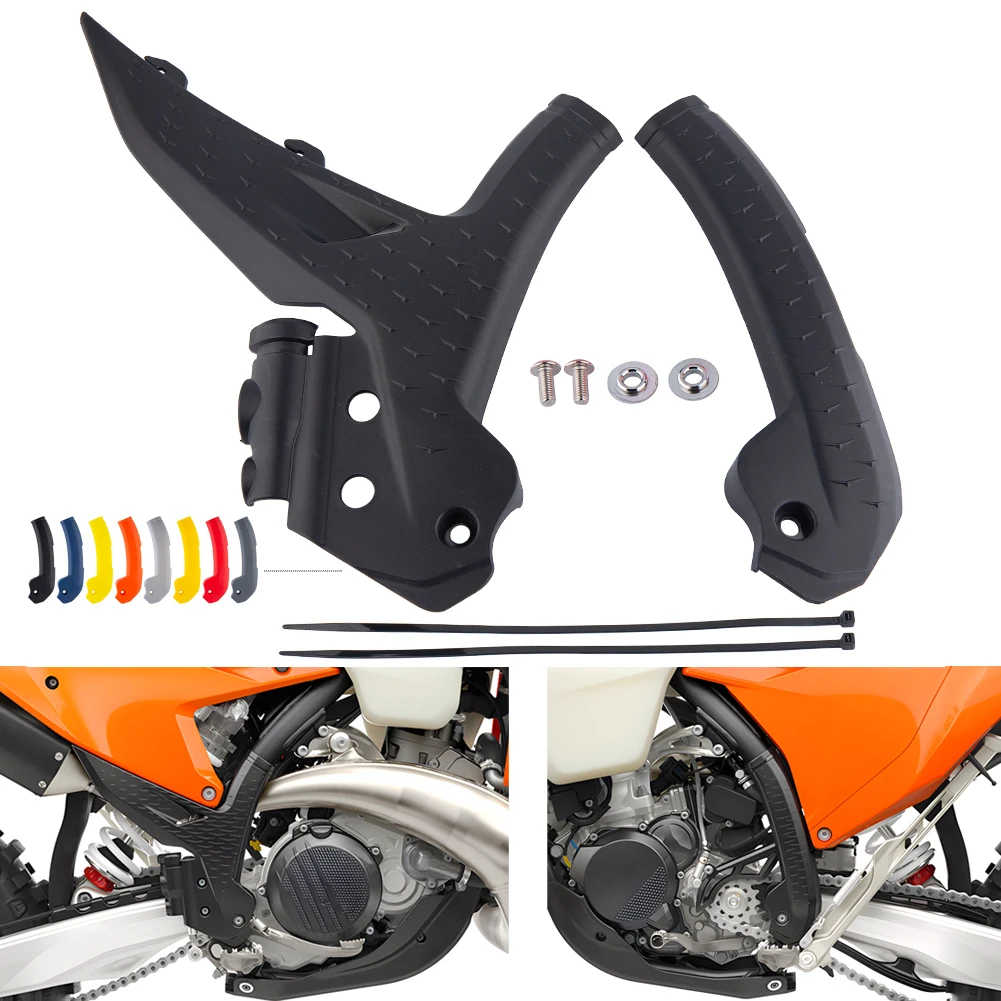 Motorcycle Frame Protection Set For KTM 125-500 SX SX-F XC XC-F 2023-2025 XC-W EXC EXC-F Six Days 2024-2025 XW-F 350/500 SMR450