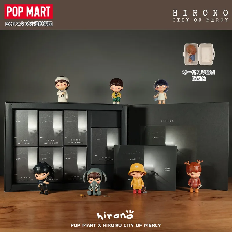 กล่องสุ่มของเล่นป๊อปมาร์ท ฮิโรโนะ ซิตี้ ออฟ ฟอร์จิวส์ ซีรีส์ ของตกแต่งรถยนต์แฮนด์เมดสุดฮิต กล่องปริศนา ของขวัญเซอร์ไพรส์วันหยุด