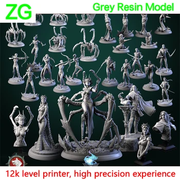 エルフの王女の組み立てボードゲーム,女性の戦士,チェスモデル