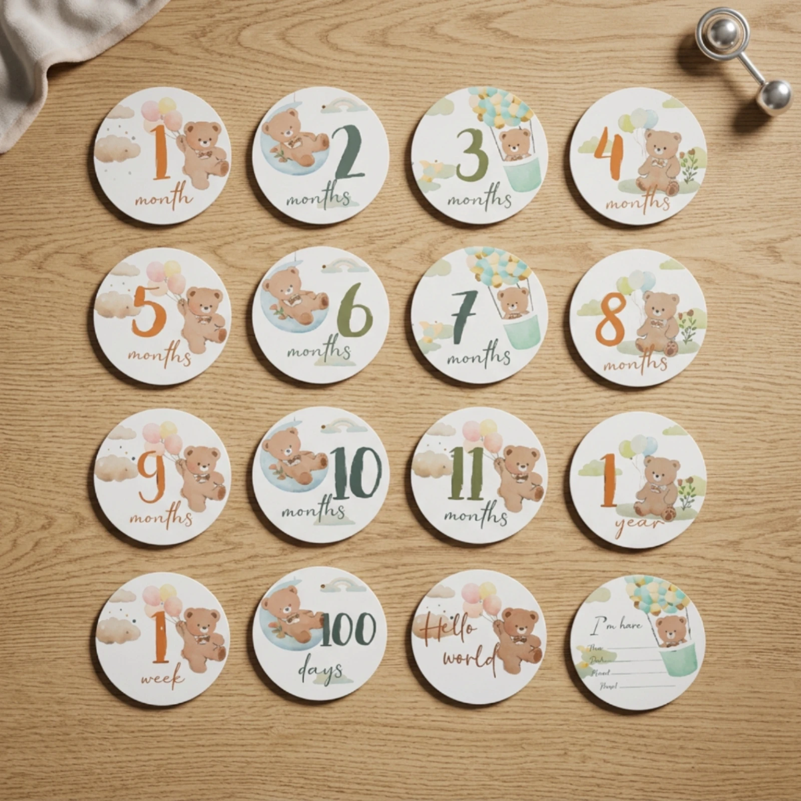 14 Pieces Baby Milestone Cards - đánh giá và giá Milestone Card Set