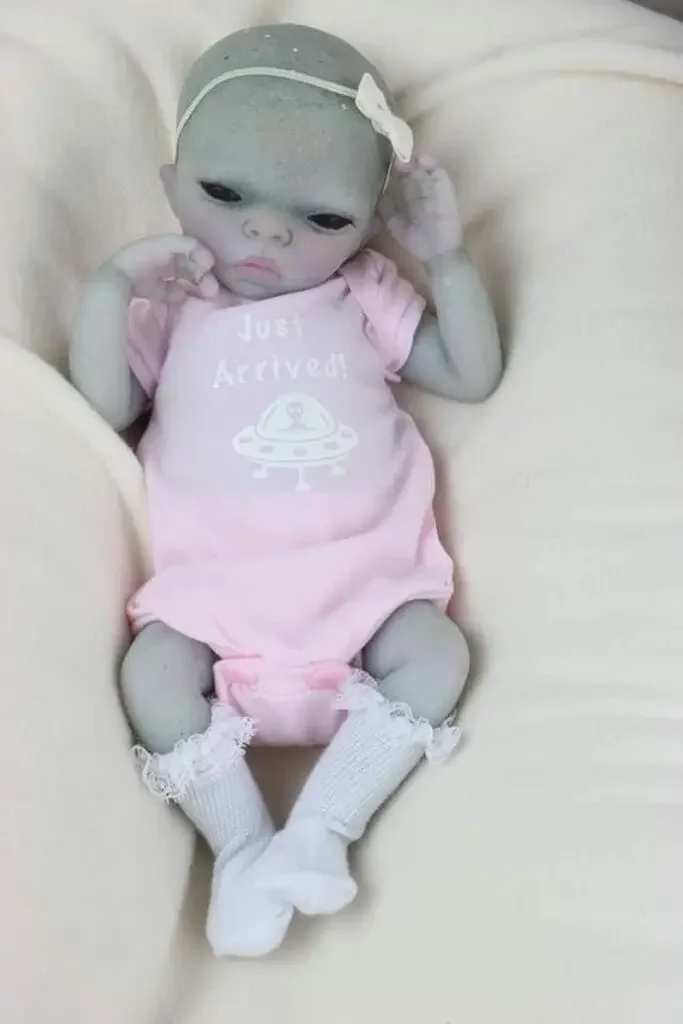 EGO 15inch Reborn Doll Kit Imani Alien Baby Premie Sise Lifelike Soft Touch