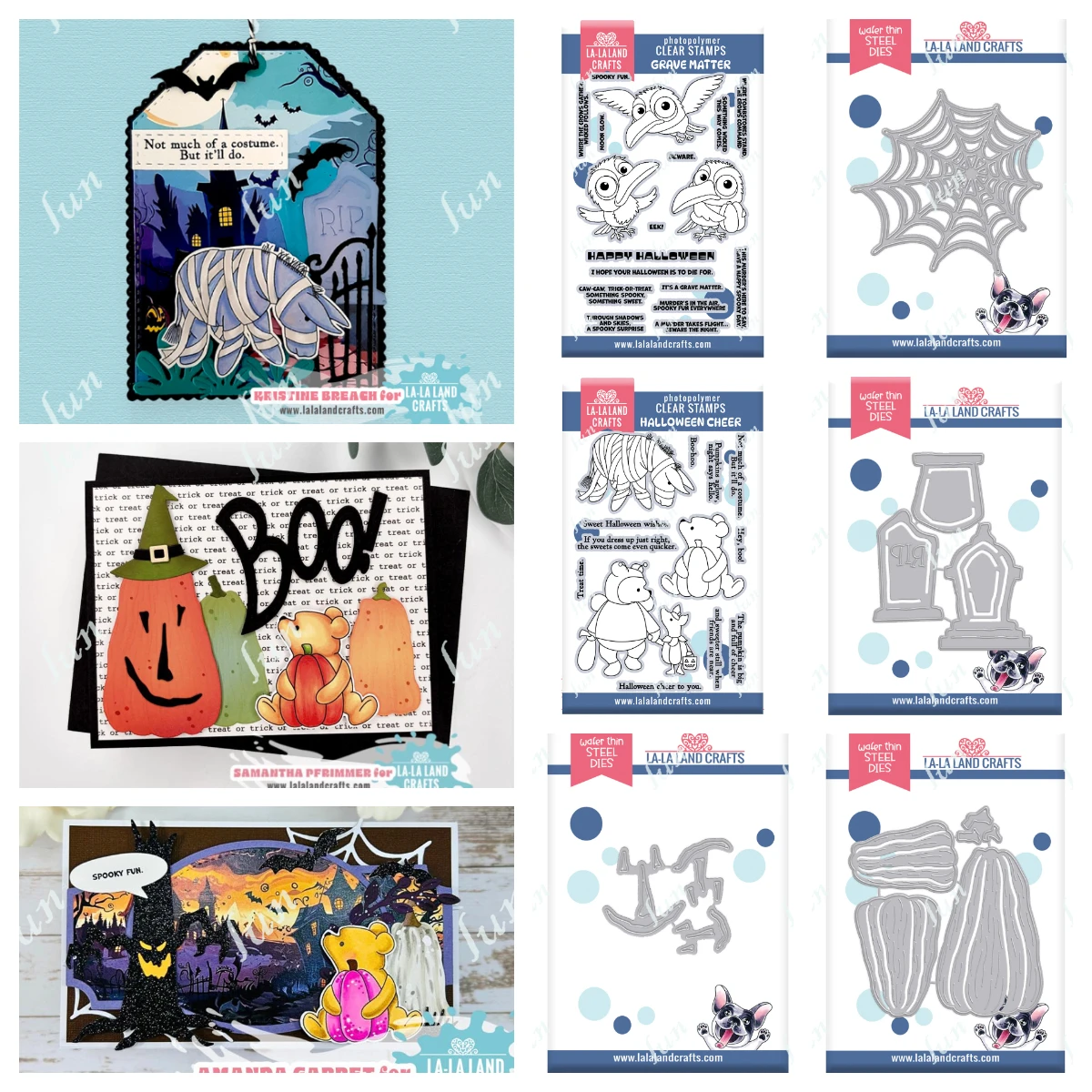 

Stitched Tags Postage Clear Stamps and Metal Cutting Dies Set DIY Scrapbooking Halloween Cheer Pumpkins Holiday Craft Paper Card