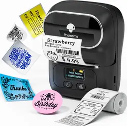 Phomemo M110 Self-adhesive Smart Thermal Label Printer for Business,Barcode Label, Price Tag, Address Wireless Sticker Printer