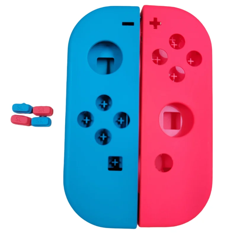1pair Red Blue Replacement Housing Case Set For Joy-Con For Switch NS Console and Right Left Buttons Joy-Con Controller Shell