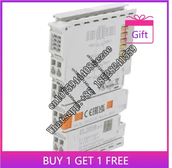 Beckhoff EL2008 EtherCAT Terminal 8-channel digital output, 24 V DC, 0.5 A EP1008-00001 EK1122