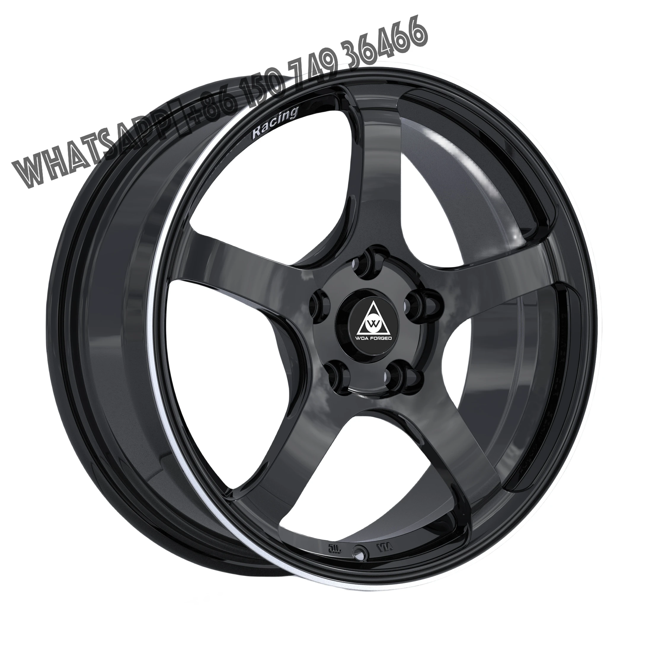 

Matte Black Forged Wheels Concave Staggered Alloy 5x112 18 19 20 21 22 Inch for ADVA Racing TC-4 Aluminum Customized