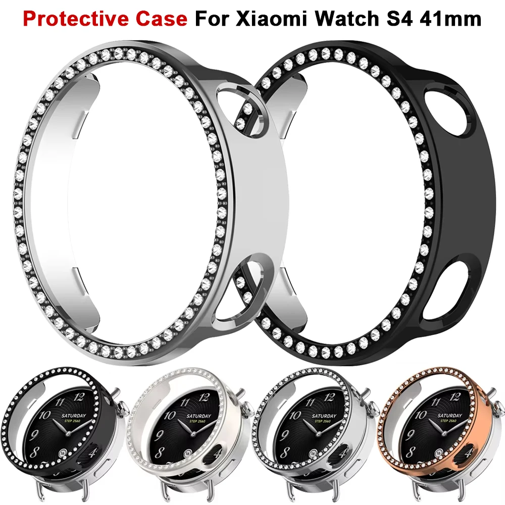 Protective Case Cover For Xiaomi Watch S4 41mm Smartwatch Hard PC Shell Shockproof Protector Frame Case For Xiaomi Watch S4 41mm