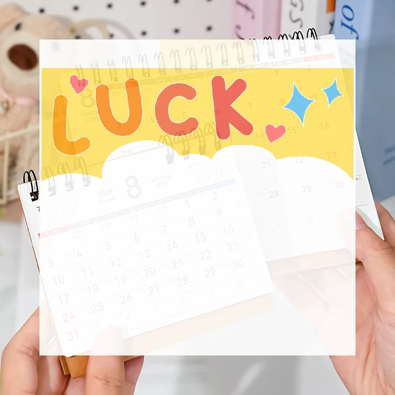 

Simple Coil 2026 Desk Calendar Portable Desktop Decoration Schedule Planner Daily Planner Office School Supplies