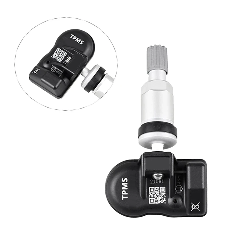 6Pcs Programmable TPMS Sensor 315 433Mhz Universal 2 In 1 Tire Pressure Sensor System Unlimited Edit Compatible-AUTEL MX