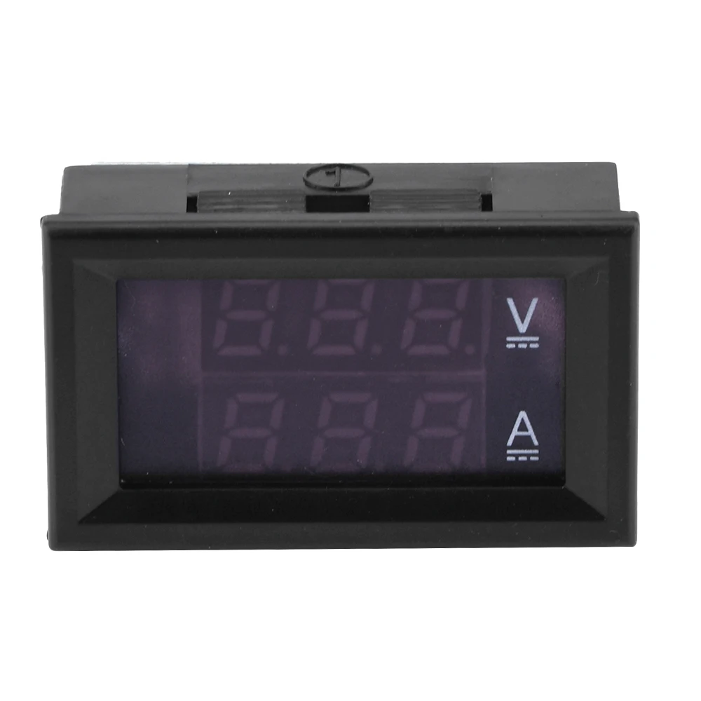 DC 7-100V 20A 50A LED Voltmetro digitale Amperometro Blu + Rosso Doppio display Amp Voltmetro Pannello per auto moto