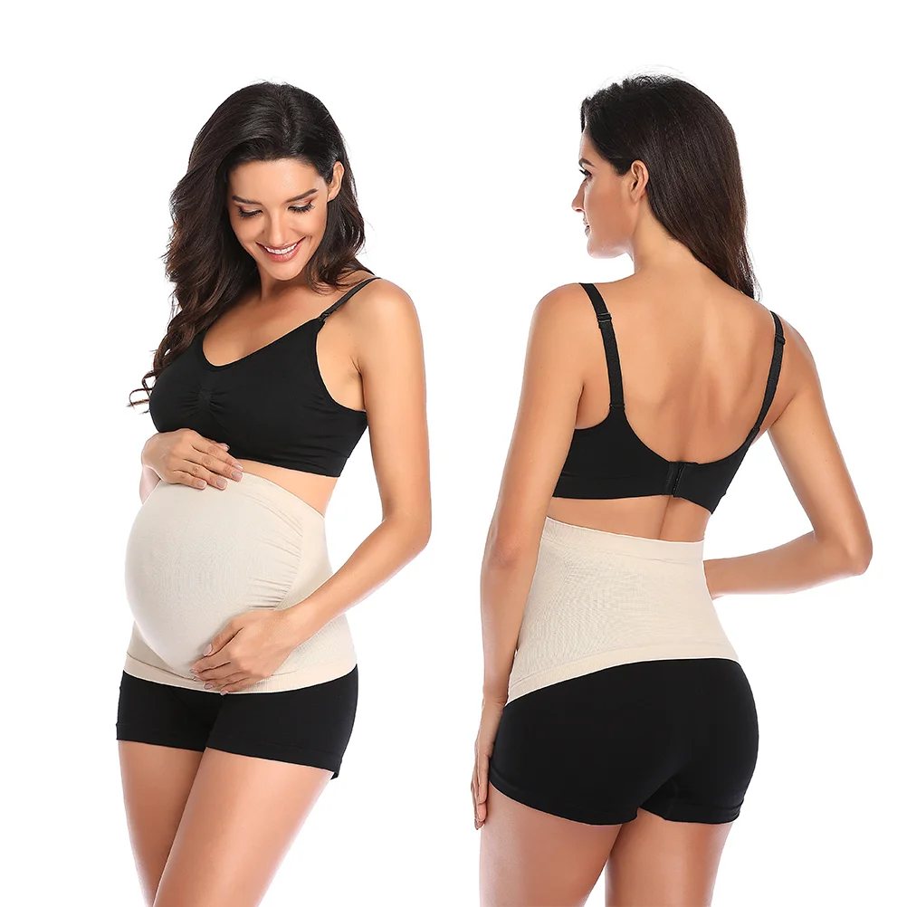 Pregnancy Belt Pregnancy Support Corset Girdle Pregnant Baby Strap for Pregnant Women (Skin Color XL 105-115CM Hipline)