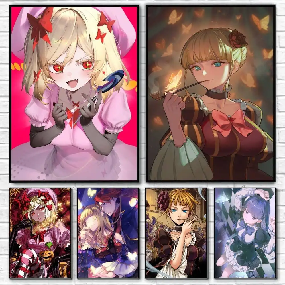 Umineko When They Cry Game  Anime Character Poster HD Print Wall Art Home Decor