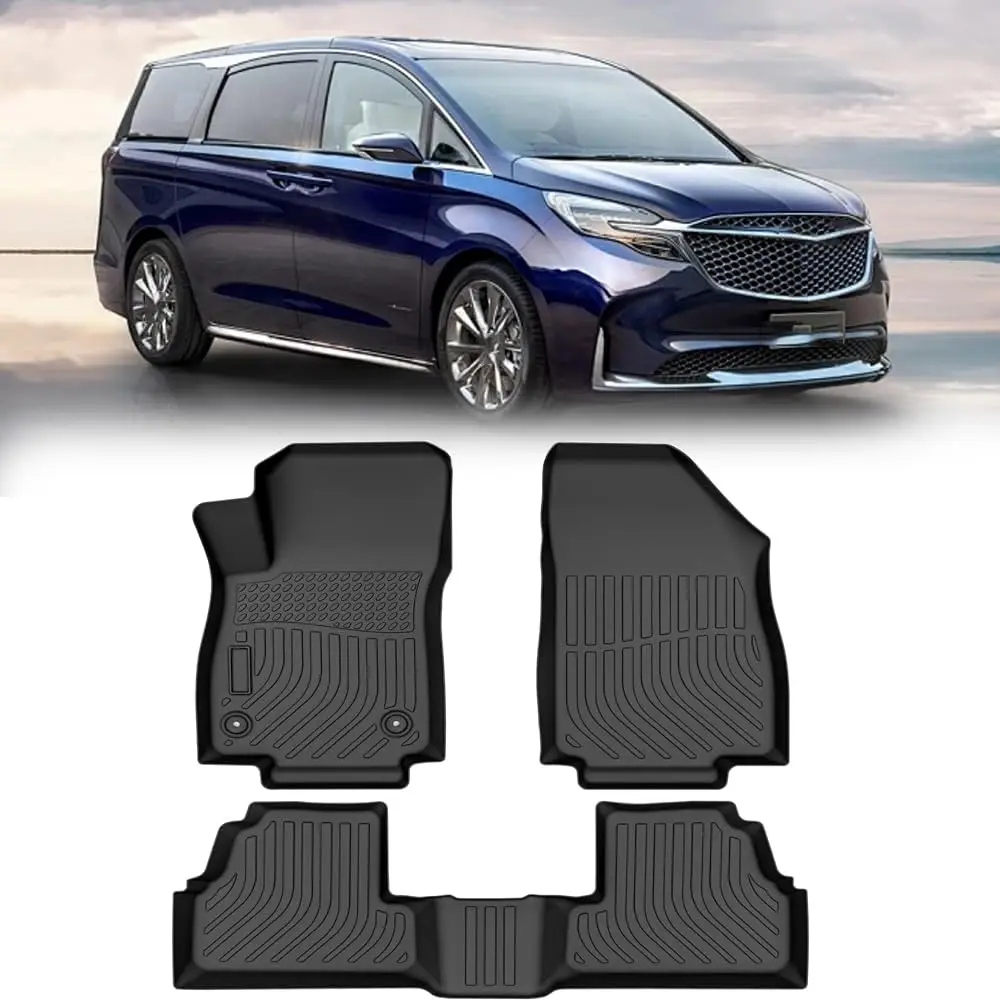 Car Floor Mats Heavy Duty TPE All Weahter Floor Mats for 2013-2022 Buick Encore (No Fit 2020-2023 Encore GX)