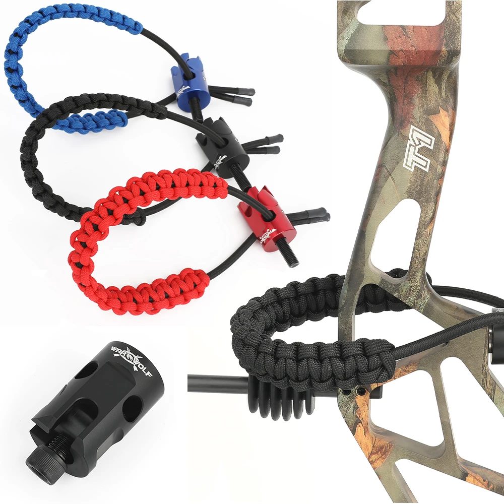 

1pc Quick Compound Bow Sling Detachable Adjustable Wrist Fit Stabilizer for Outdoor Arrow Hunting Shooting Accessories