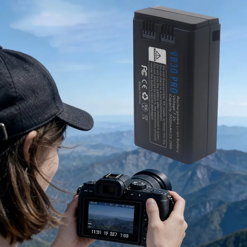 For Godox V1 V1Pro V100 V860III V850III AD100Pro Camera Flash VB30 Pro 7.2V 3500mAh Rechargeable Lithium Battery Pack