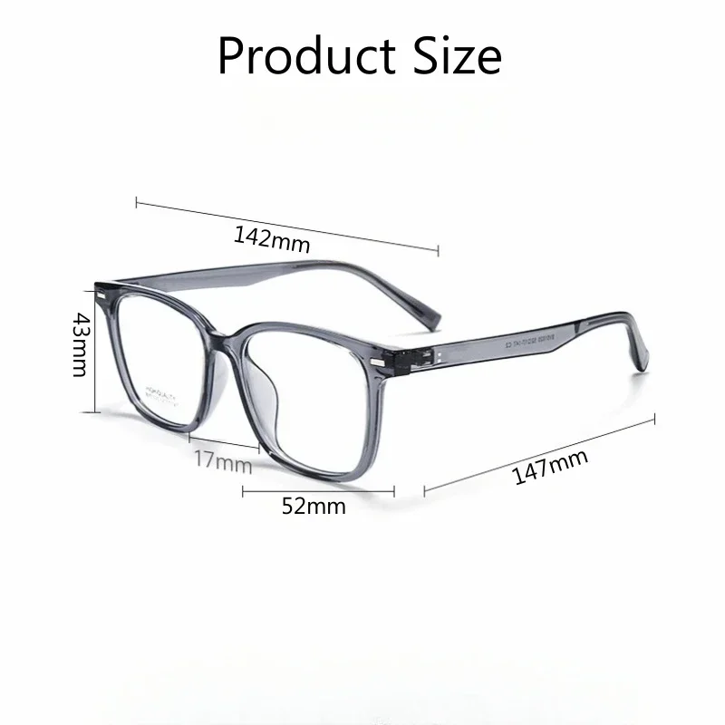 

Мужские ретро-очки с ультралегкой гибкой прямоугольной оправой TR90, модные оптические очки по рецепту, высококачественная оправа BW51020V