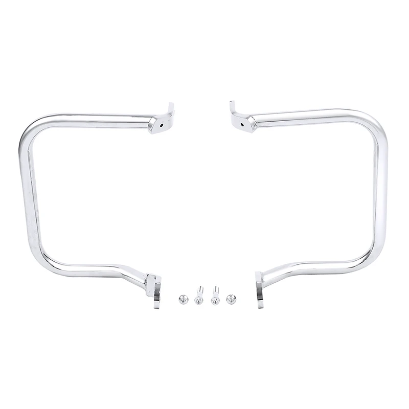 Motorcycle Rear Saddlebag Guard Rail Crash Bar For Heritage Softail 2000-2017 FXST FXSTB FXSTS 2000-2005