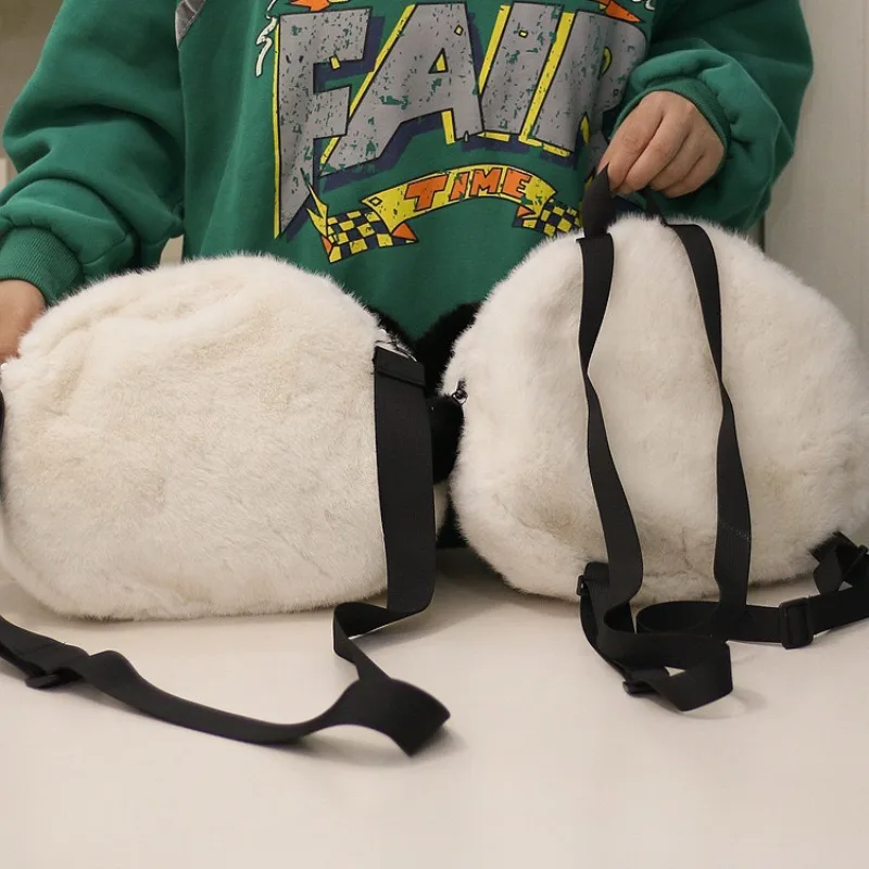 35 cm Chinese Nationale Schat Panda Pluche Rugzak Knuffeldier Schooltassen Kleuterschool Verstelbare Tas Speelgoed Kindercadeau