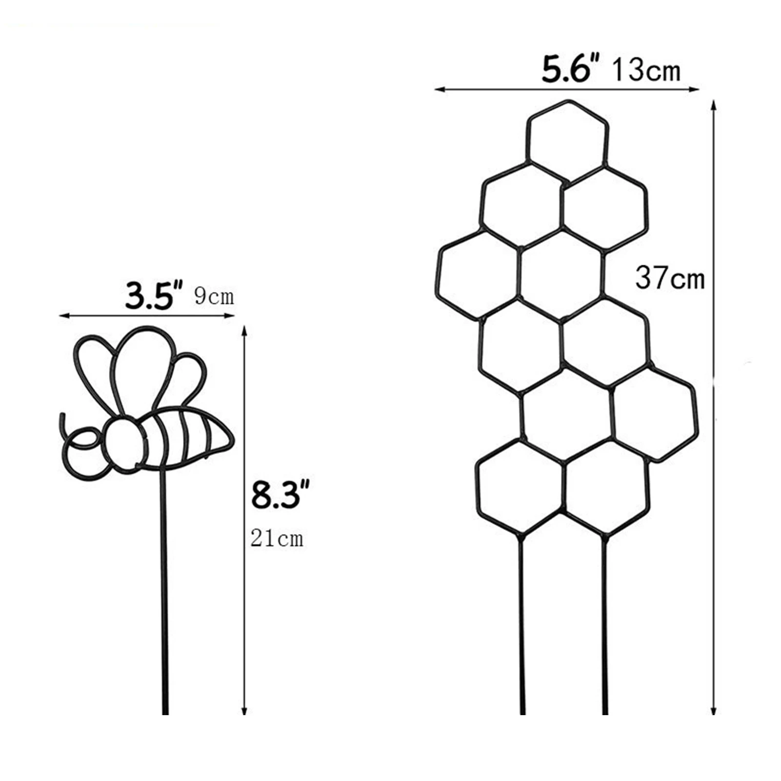 Outdoor Potted Support Plant Climb Frame Lattice Metal Vine Plants Climbing Support Trellis for Garden Greenhouse Stem Stalks