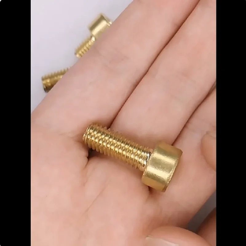 

Brass Socket CAP Head Screws Allen Bolt M2 M3 M4 M5 M6 M8 M10 M12