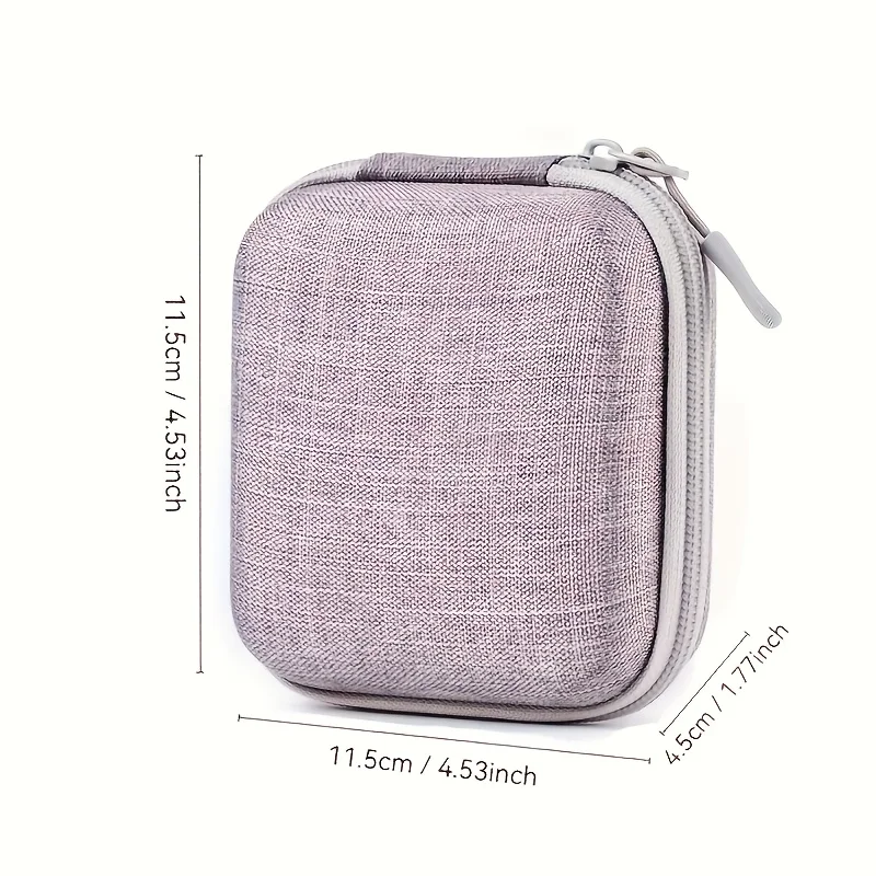 Portable Mini Hard Shell Digital Gadgets Storage Bag Bluetooth Earphone MAC Charger Case Data Cable U Disk Organizadores Box