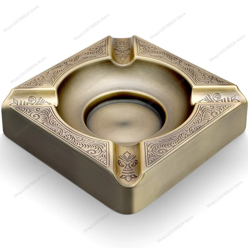 For Ashtray Portable Copper Metal Large Diameter Cigar Extinguisher Cuban Cigar Accessories